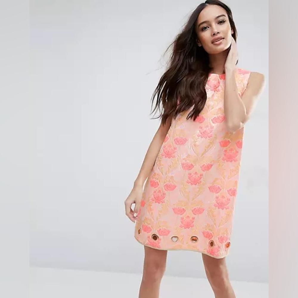 Clover Canyon Floral Jacquard Mod Dress